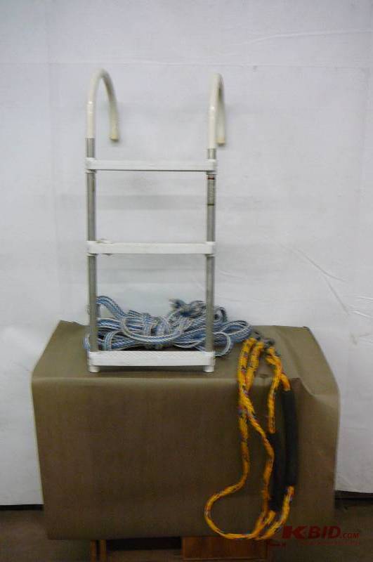 lot 204 image: Boat Ladder 2 Ski Ropes