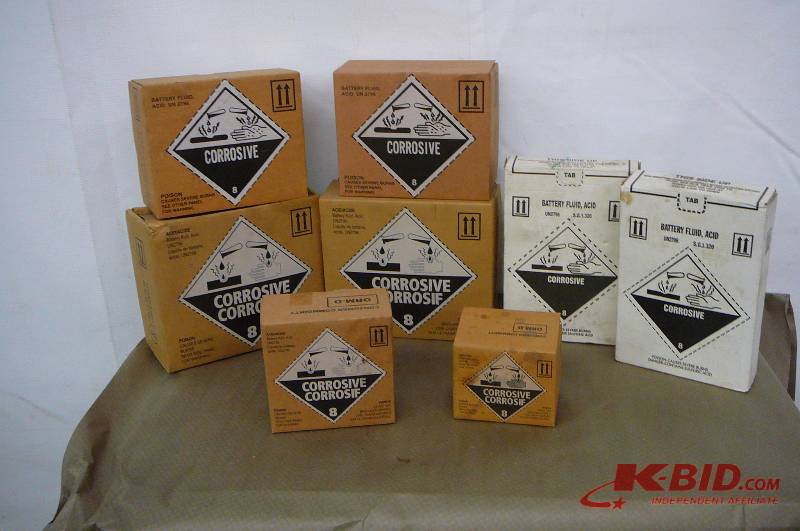 lot 212 image: Lot of New Battery Acid