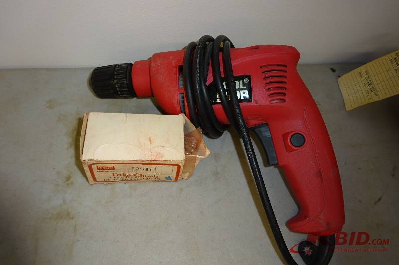 Tool Shop drill, drill chuck