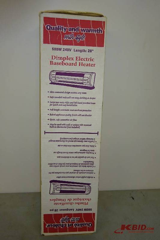 Electric baseboard heater