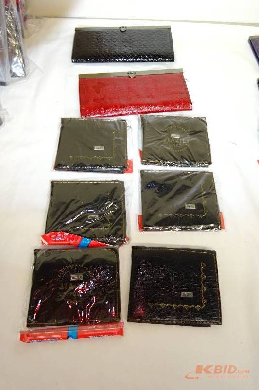2 Decorative Clutchs and 6 wallets
