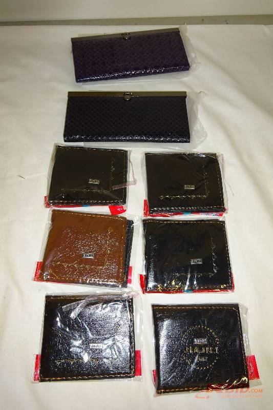 2 Decorative Clutchs and 6 wallets