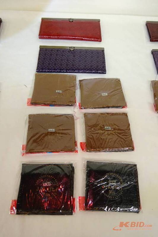 2 Decorative Clutchs and 6 wallets