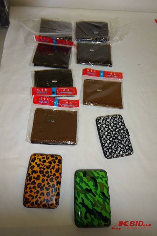 Lot of wallets and card holders