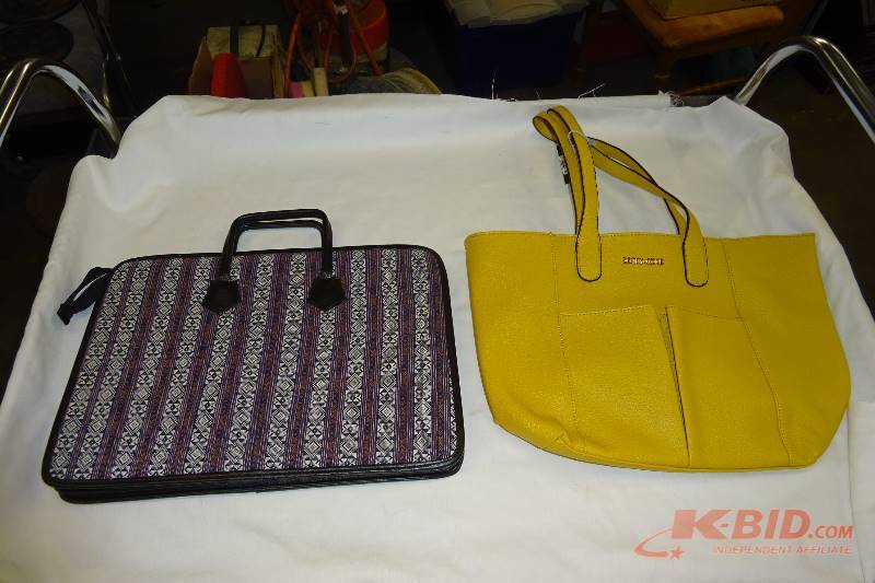 1 ES Bag purse, 1 brief case business bag