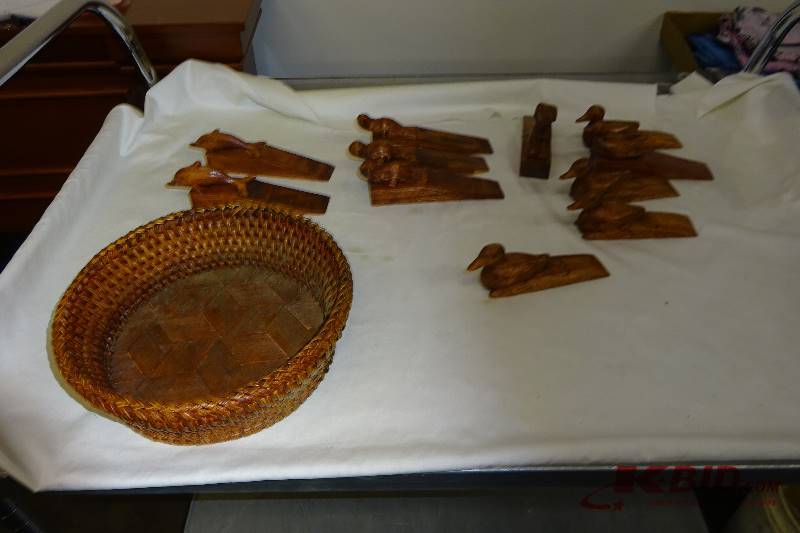 Variety of wooden door stops
