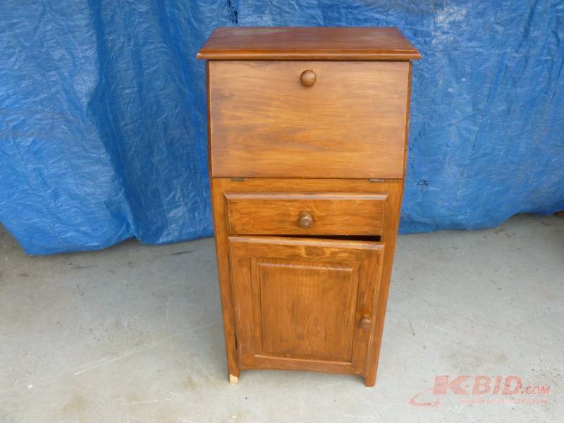 lot 39 image: Drop Front Cabinet