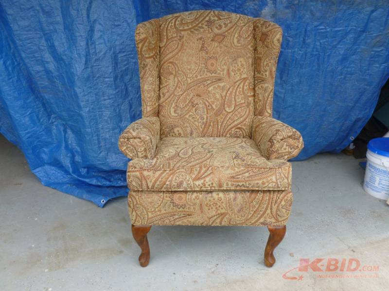 lot 53 image: Wing Back Chair