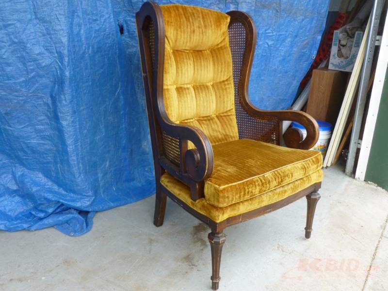 lot 90 image: Wing Back Chair