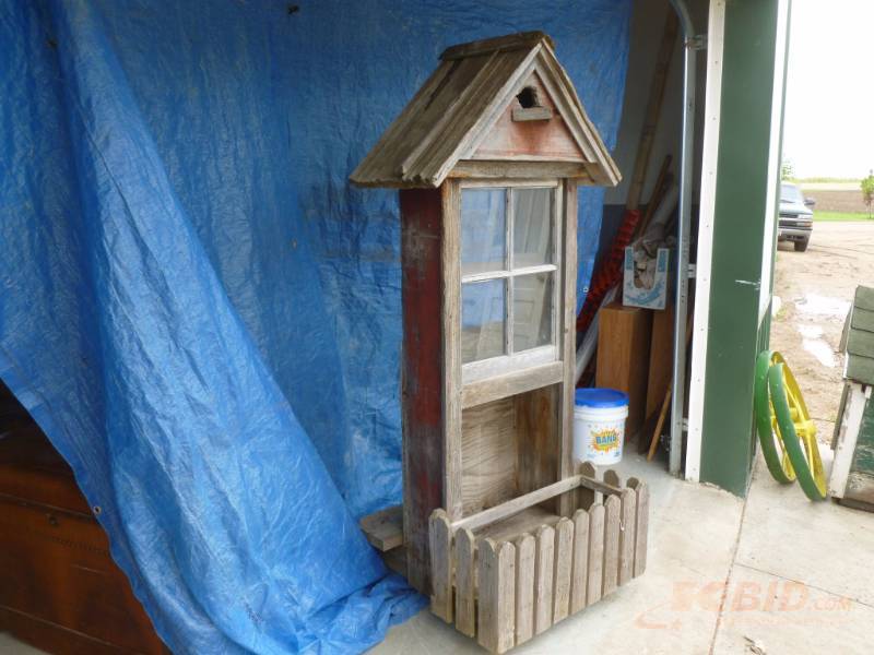 lot 93 image: Large Barn Wood Display