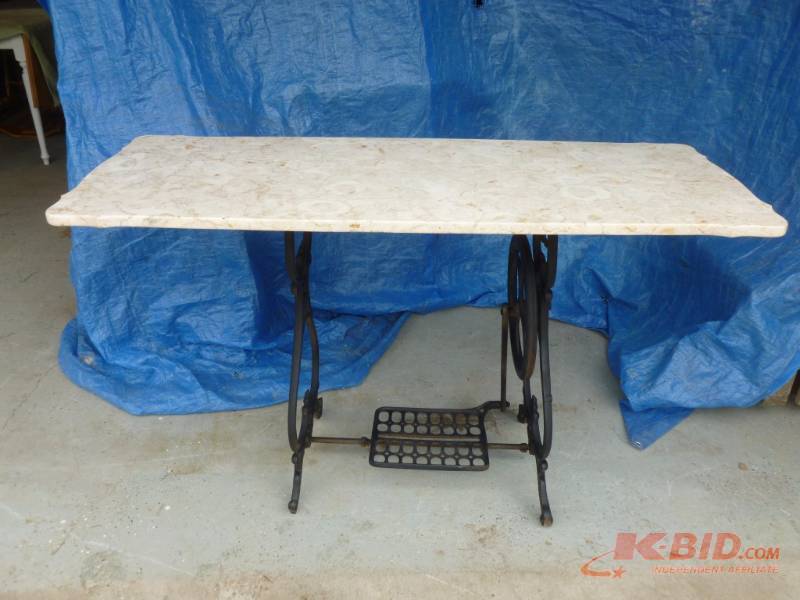 lot 106 image: Marble Top Table