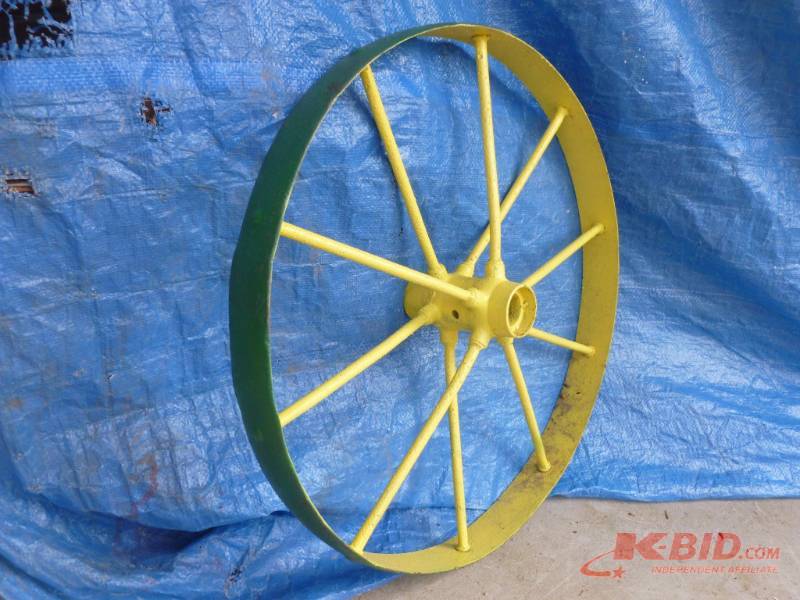lot 145 image: Antique Steel Implement Wheel