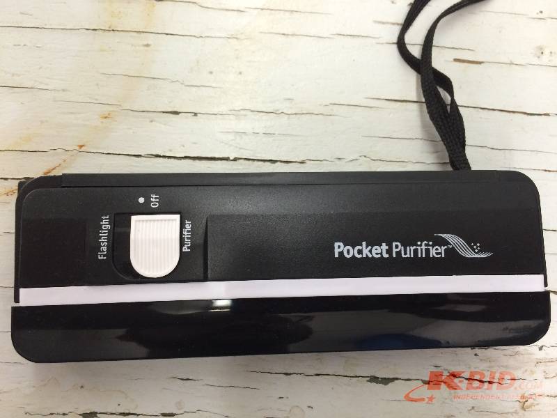 20 Pocket Purifiers , Handheld UV Ultraviolet Germ-Eliminating Light, Black