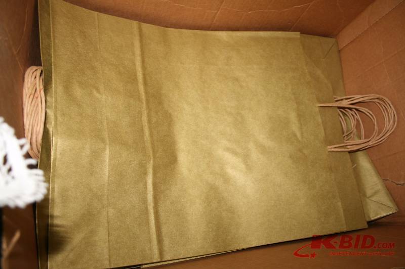 Gold paper bags