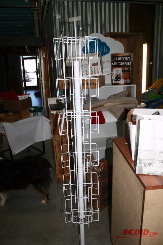 Metal swivel Card display with lot of cards