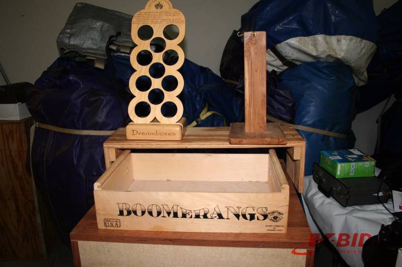 Wood display items