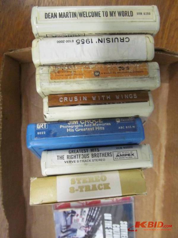 lot 98 image: 8-track tapes