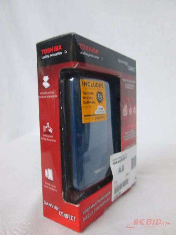 lot 19 image: Toshiba Canvio Connect 500GB External Hard Drive