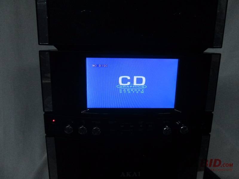 lot 12 image: AKAI Professional Karaoke System w 7 Screen