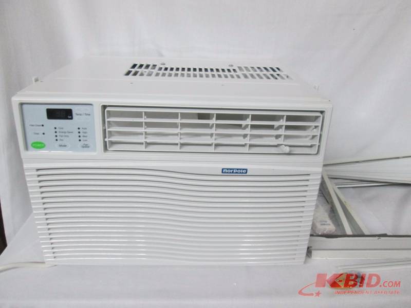 lot 2 image: Norpole 6,050 BTU Window Air Conditioner w Remote