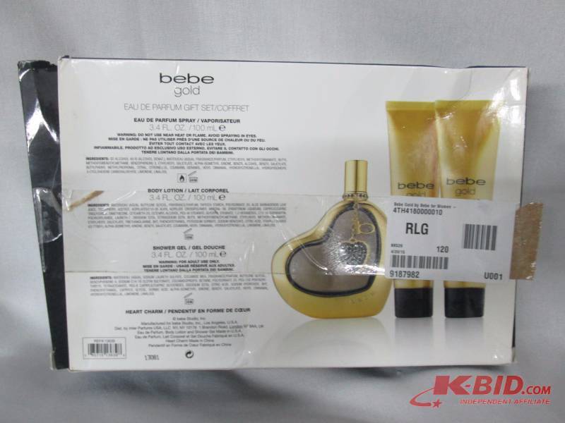 lot 20 image: Bebe Gold 4-pc. Set by Bebe