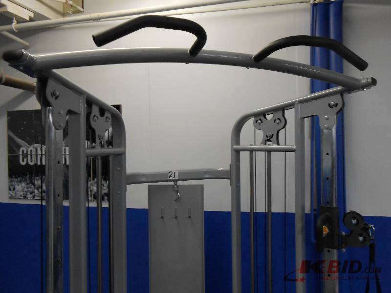 lot 27 image: Brand New Funtional Trainer.  Dual 150 pound stacks.  Accessory rack.  Pull Up Bar