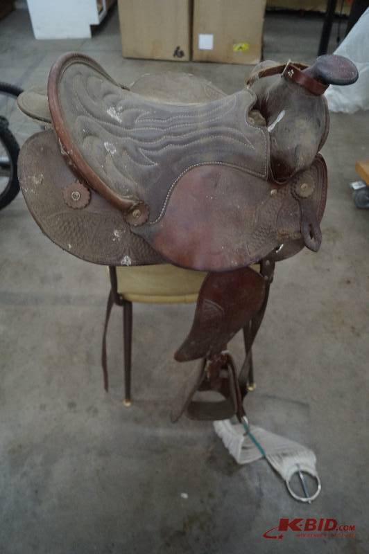 Leather saddle