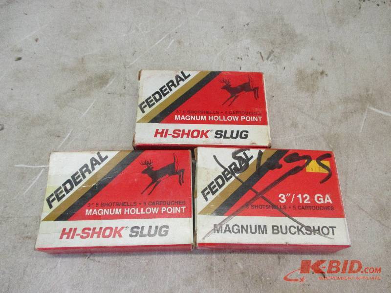 2 12 boxes of 3 slugs