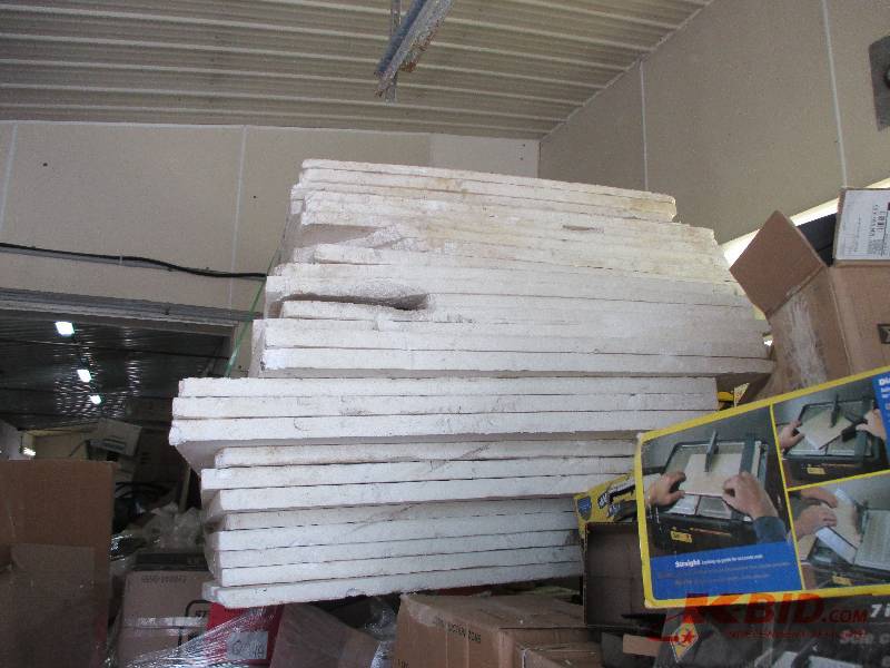 Pile of Stryofoam insulation