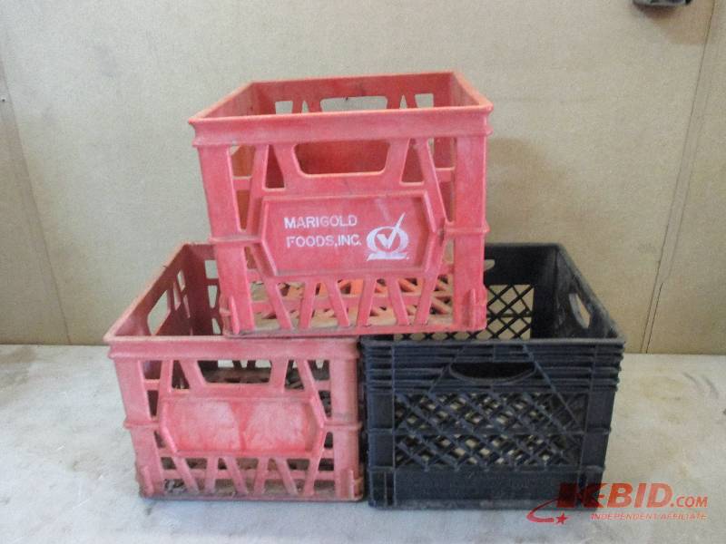 3 Milk crates