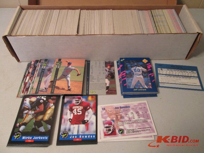 lot 50 image: Box of Classic all sports cards...