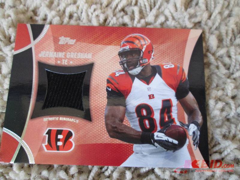 lot 31 image: 2013 Topps Jermaine Gresham Relics ...