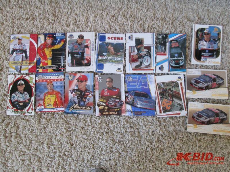 lot 129 image: 15 Kevin Harvick cards...