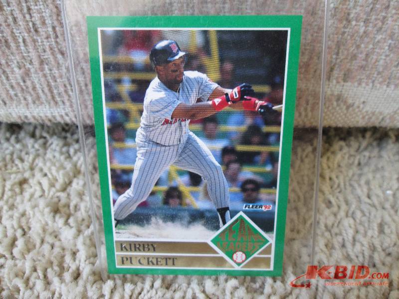 lot 75 image: 1992 Fleer team leaders Kirby Pucke...