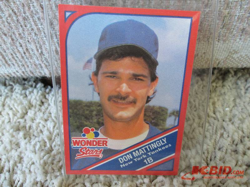 lot 78 image: 1990 Wonder Stars Don Mattingly car...