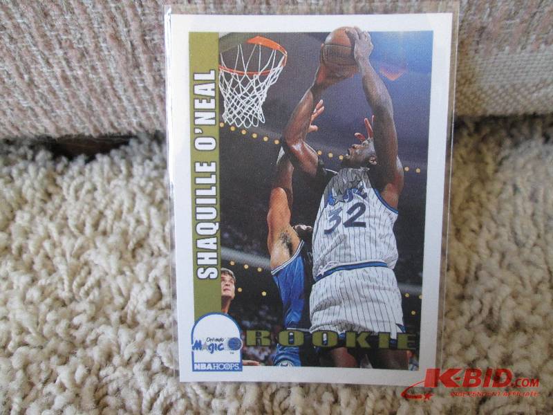 lot 81 image: 1992 - 1993 Hoops Shaquille ONeal ...