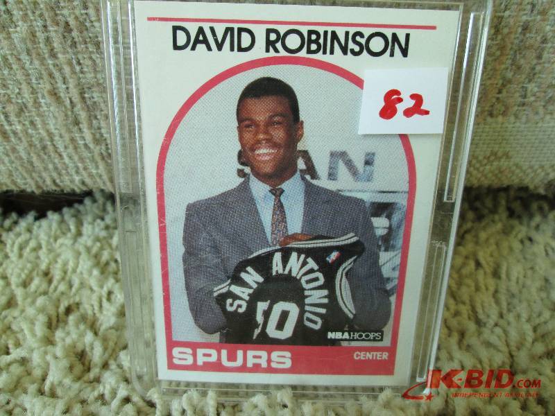 lot 82 image: 1989 - 1990 Hoops David Robinson ro...