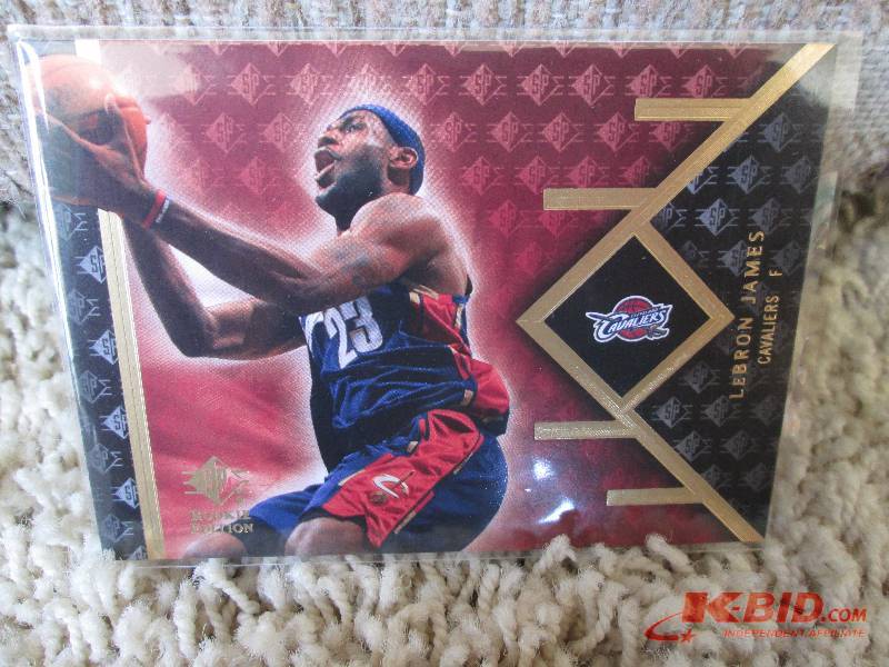 lot 101 image: 2007 - 2008 Upper Deck SP Lebron Ja...