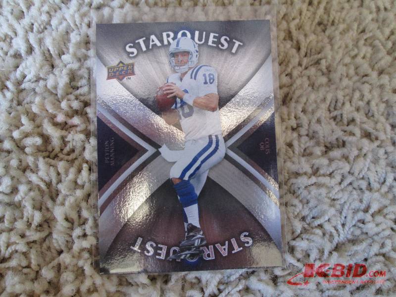 lot 106 image: 2008 Upper Deck Starquest Peyton Ma...