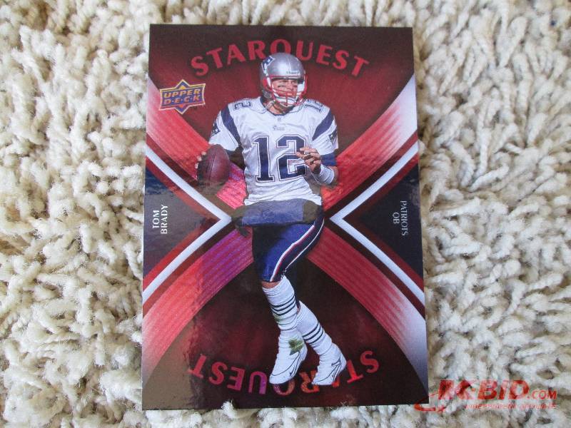 lot 107 image: 2008 Upper Deck Starquest Tom Brady...