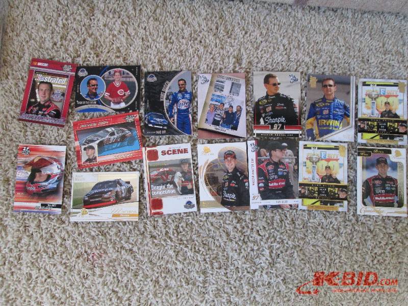 lot 125 image: 15 Kurt Busch cards...