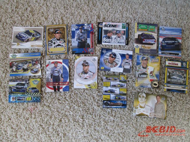 lot 126 image: 15 Jimmie Johnson cards...