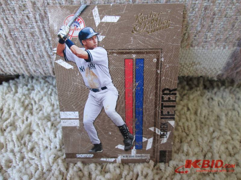 lot 138 image: 2004 Donruss Derek Jeter card...