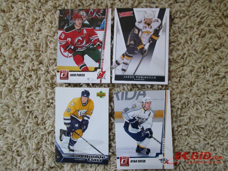 lot 152 image: 2 Ryan Suter, Zach Parise, Jason Po...