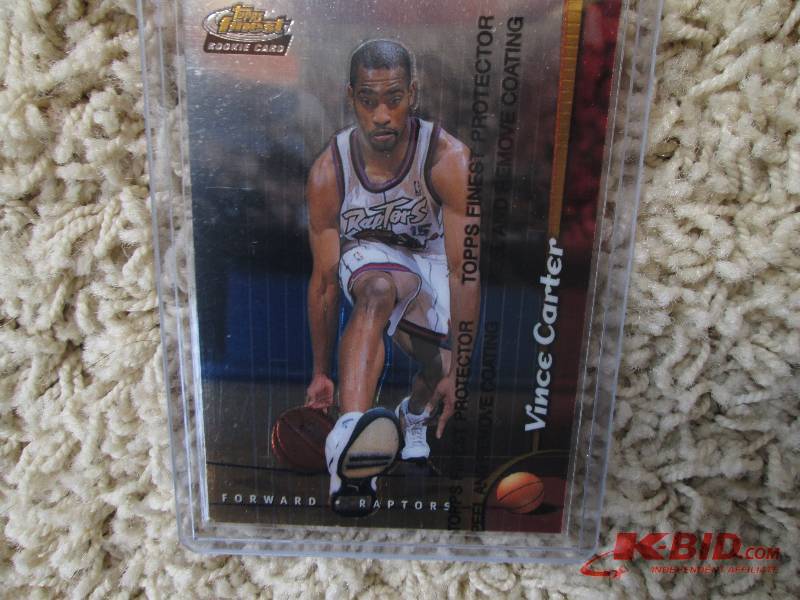 lot 157 image: 1998 - 1999 Finest Vince Carter roo...
