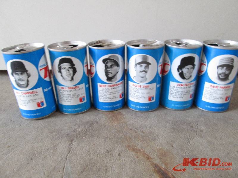 lot 17 image: Collectible vintage RC Cola cans, f...