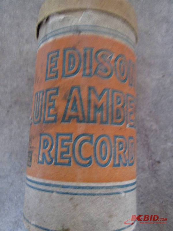 lot 26 image: Edison Cylinder record, 1937 Silver...