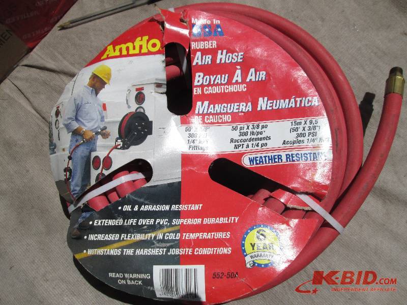 lot 60 image: Heavy guage air hose, new.  ...
