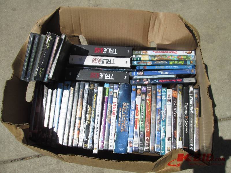 lot 64 image: Large box of assorted DVD movies...