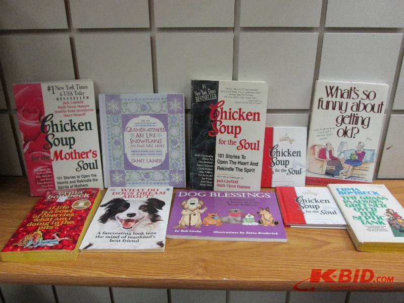 lot 202 image: chicken soup for the soul books, do...